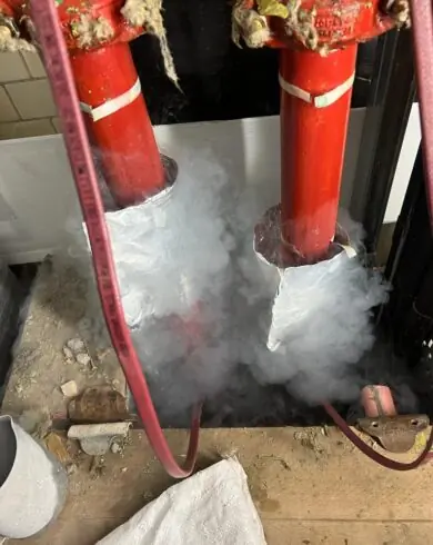 Pipe Isolation with Pipe Freezing Services