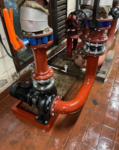 Existing Pump and Isolation Valves