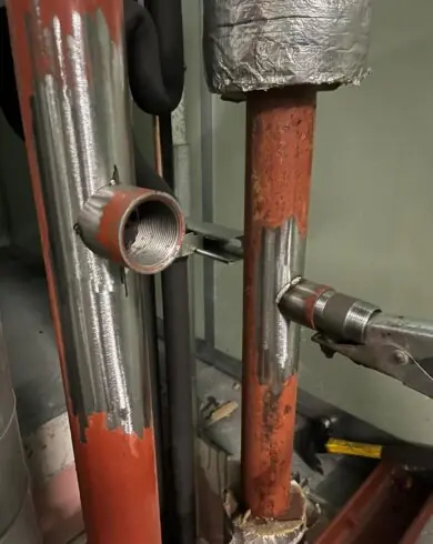 Hot Tapping Contractors - installing long handled valves