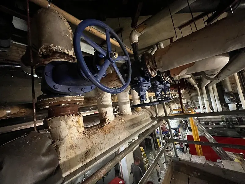 Gate Valves on flow header
