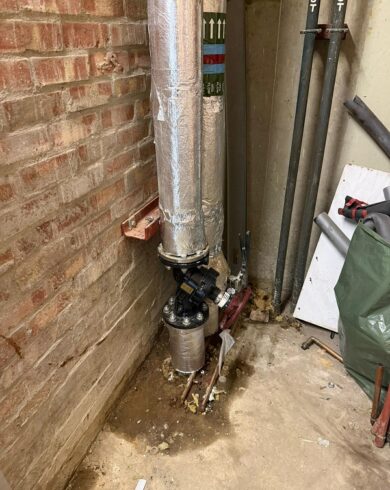 After Pipe Freezing Services for Whittington Hospital in London