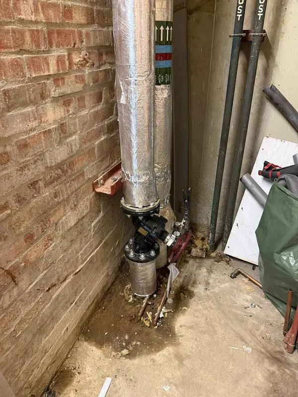 After Pipe Freezing Services for Whittington Hospital in London